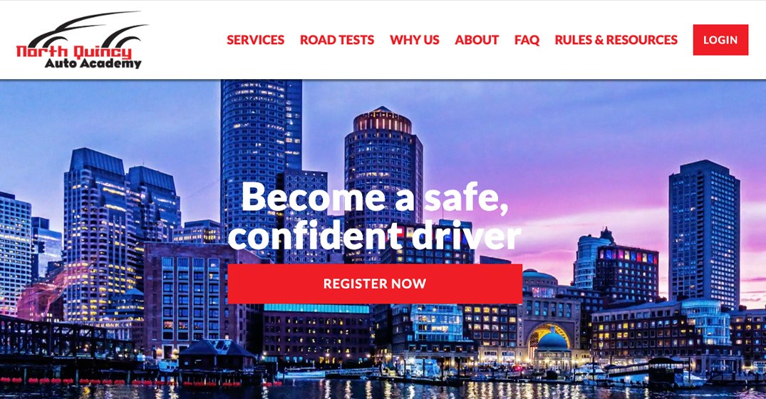 North Quincy Auto Academy website screenshot