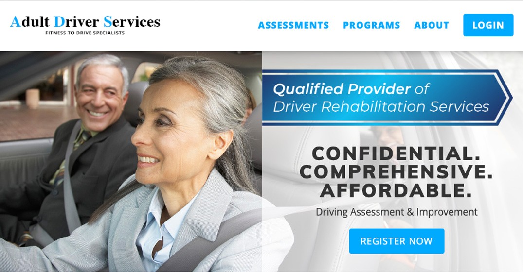 Adult Driver Services website screenshot