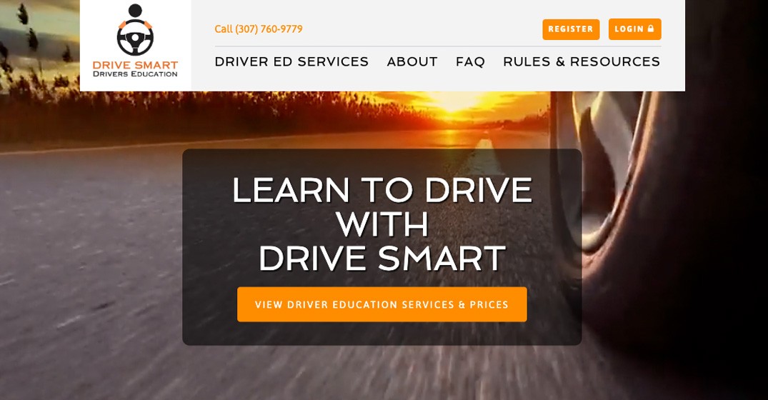 Drive Smart WY website screenshot