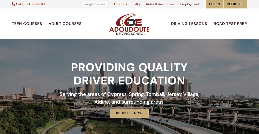 North Quincy Auto Academy website screenshot